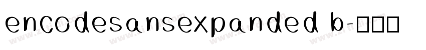 encodesansexpanded b字体转换